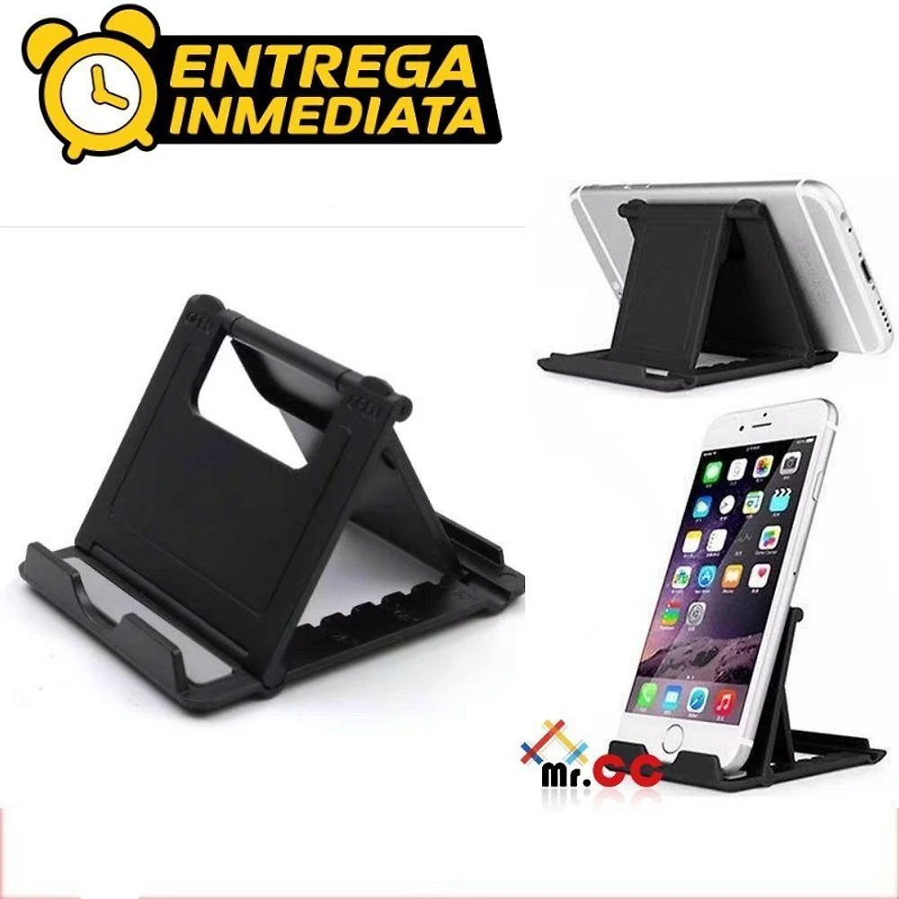 Suporte de Mesa OEM Fold para Celular e Tablet Ajustável com Regulagem de Altura e Inclinação
