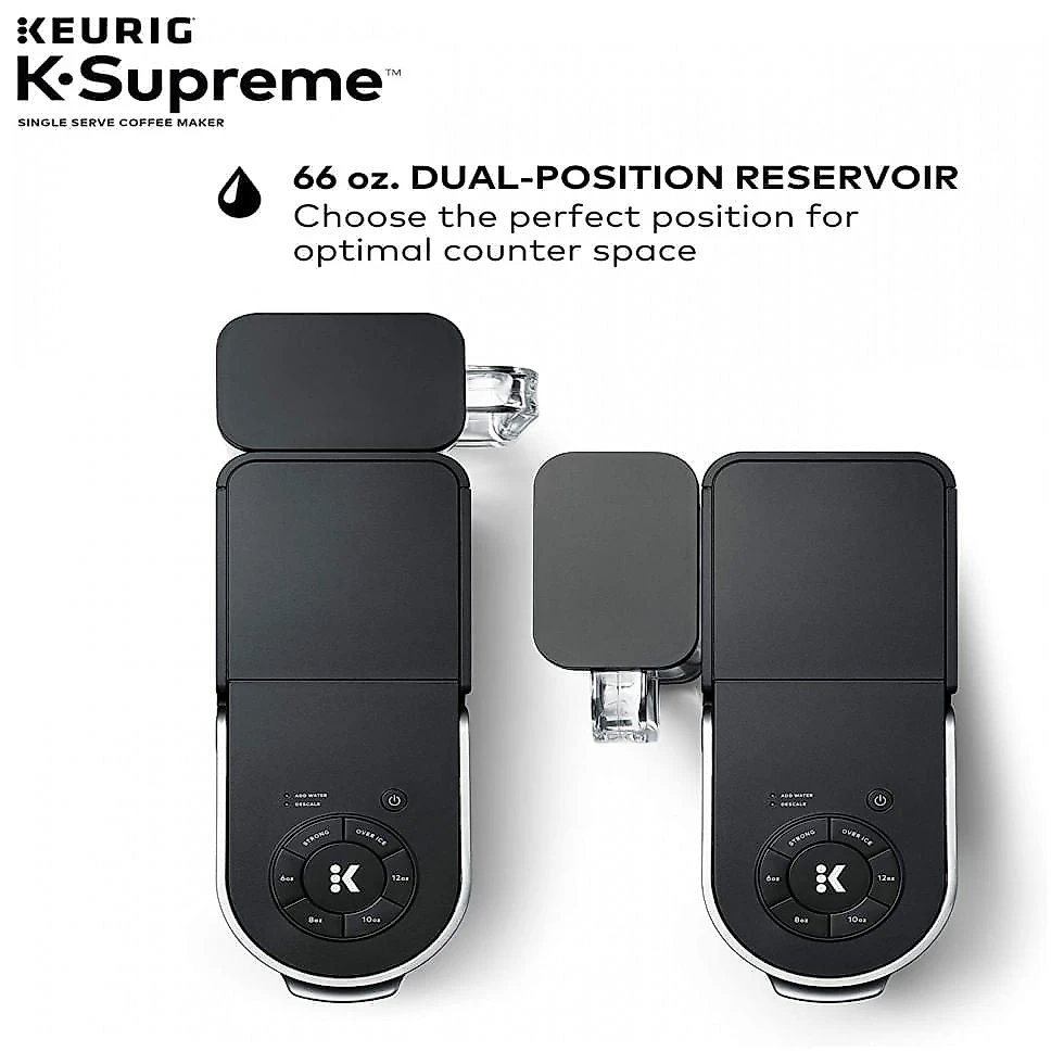 Cafeteira Elétrica Programável Keurig K Supreme Expresso Reservatório de 2L com Configuração Personalizável, 110V