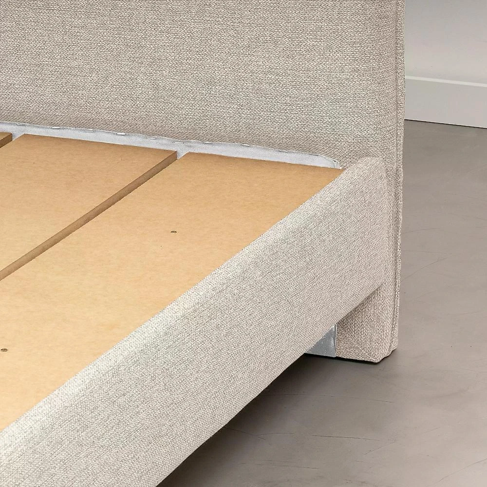 Cama Casal Boreal Flutuante CabeCasa MadeiraOriginals Cama Casal Boreal Flutuante CabeCasa MadeiraMadeira Bege