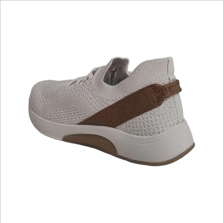 Miniatura Tenis Modare Casual Knit Feminino - OFF WHITE/MARROM