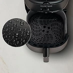 Fritadeira Airfryer Philips Walita Série 1000 XL 6,2L 1700W Grelha Removível Preto 110V