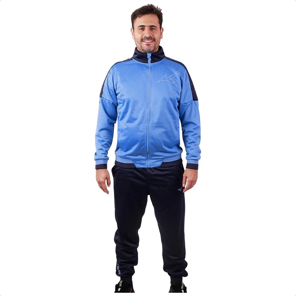 Miniatura Agasalho Mizuno Root IIIM Masculino Azul / Marinho - EGG