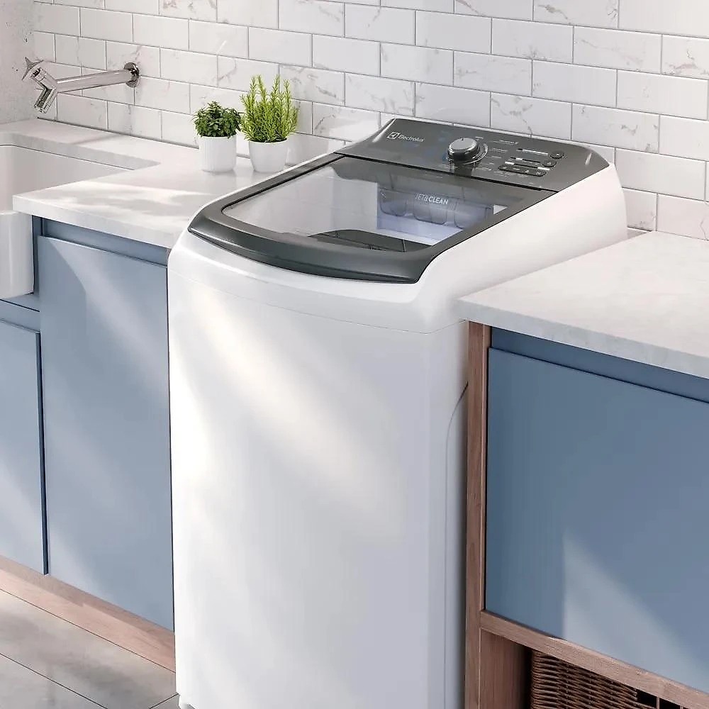 Máquina de Lavar Roupas 14,5Kg Electrolux LEE15, Branca - 220V 220 Volts