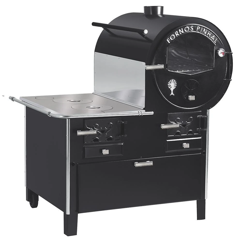 Forno Acoplado Prime Preto S/Cx Chapa Al. Na Dir. N°1