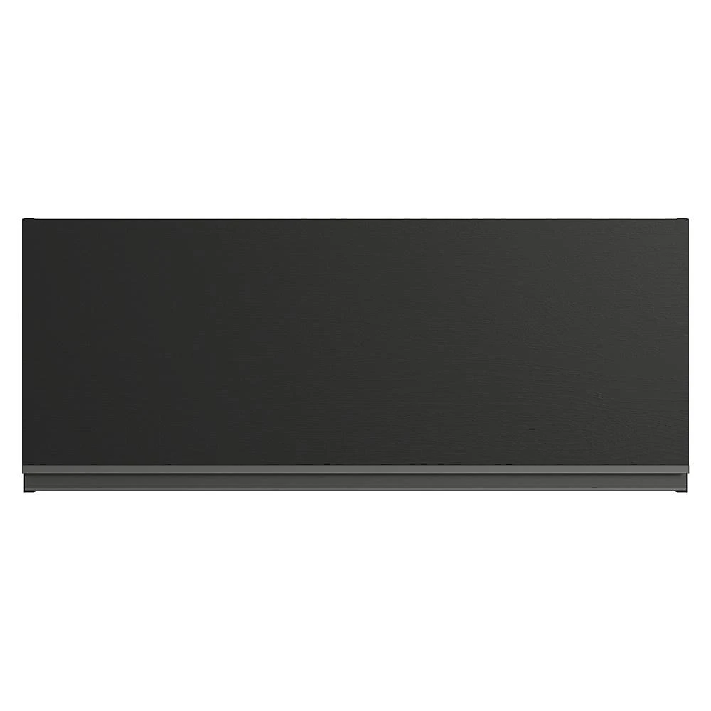 Armário aéreo 80 cm 1 porta basculante preto nice madesa