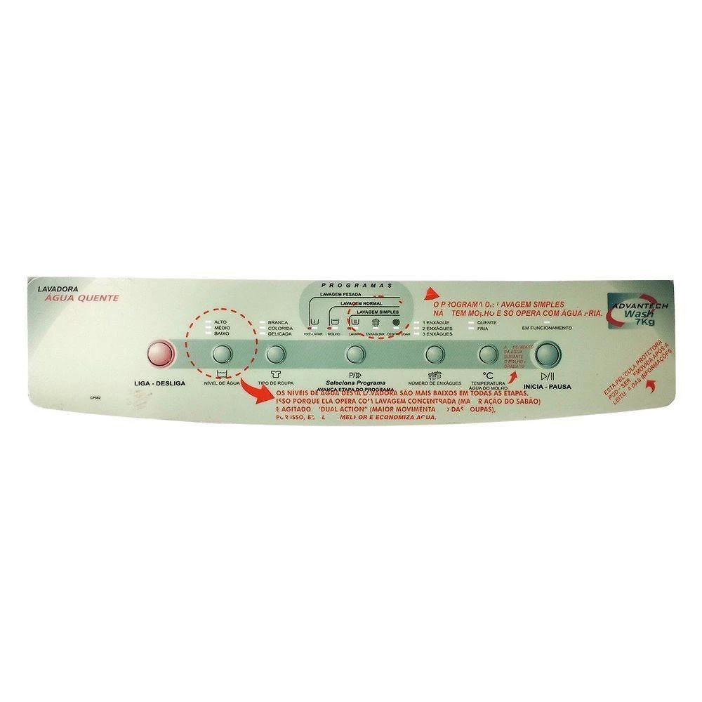 Painel Decorativo 7 Kg Bwq07a Brastemp 326025138 único