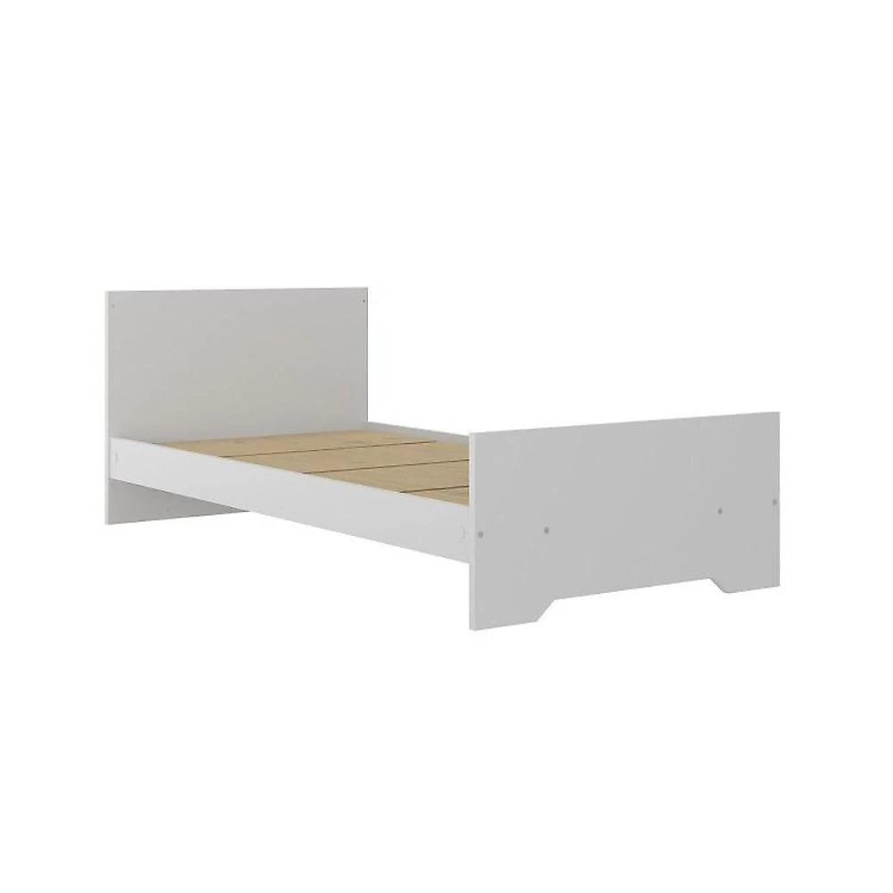 Quarto Infantil com Guarda-roupa 2 Portas 2 Gavetas com Cômoda e Berço Magia Espresso Móveis Branco/Verde