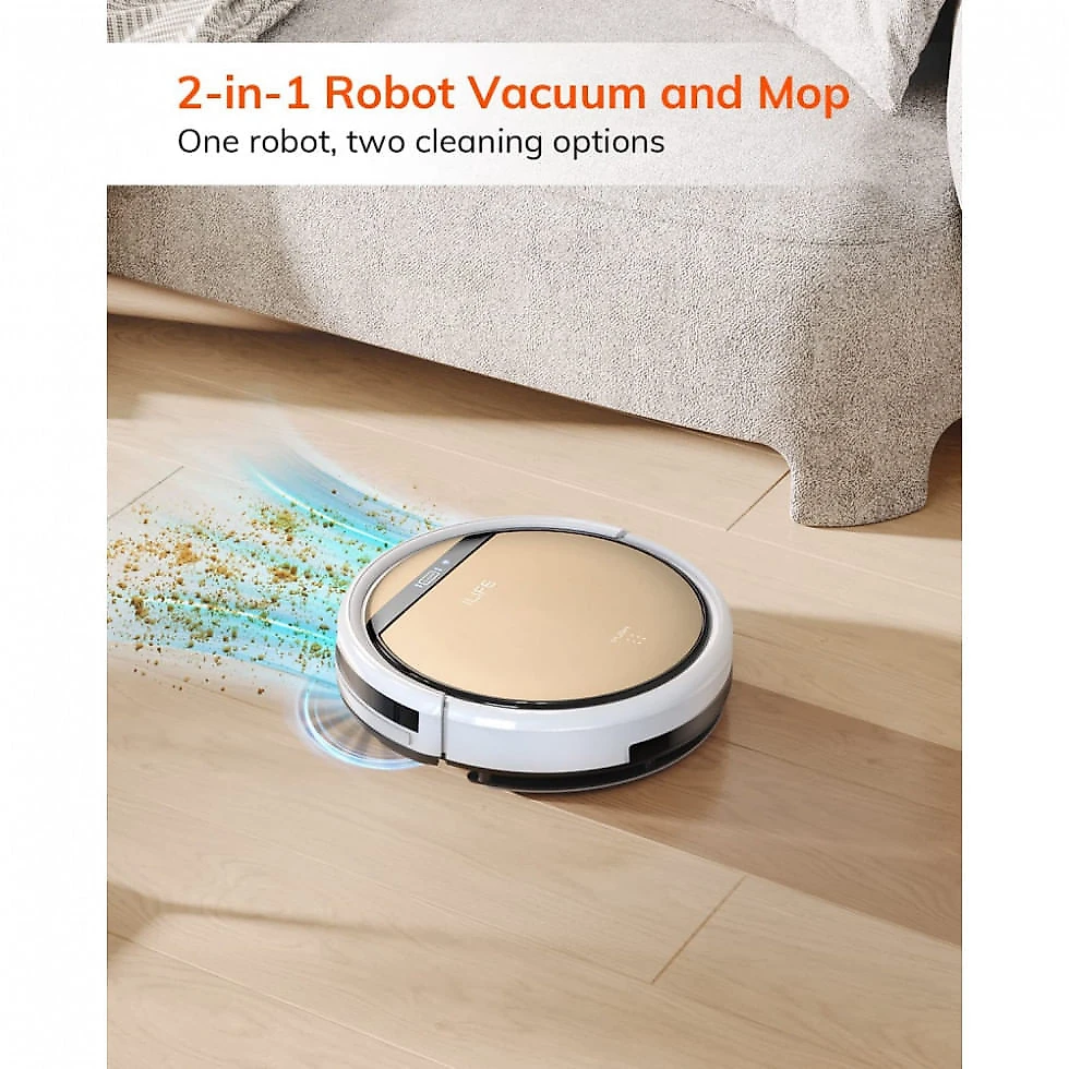 Aspirador de Pó Robô ILIFE V5s Plus com Conexão via APP WI FI e Auto Carregamento, 110V, Branco