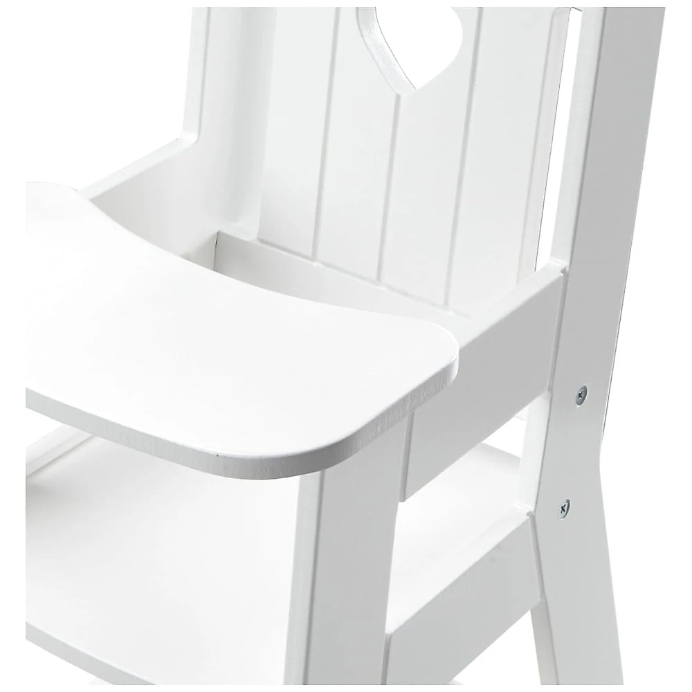 Cadeirão para Bonecas com Até 50 cm de Altura para Crianças Acima de 3 Anos, Melissa & Doug, Branca