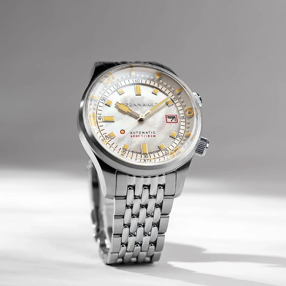 Relógio Spinnaker Bradner Pearl Diver Automático Edição Limitada Pearl Essence SP-5158-22