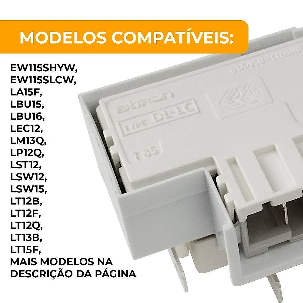 Trava Da Porta Electrolux Lavadora 64287508 41015611