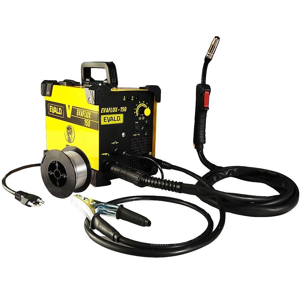 Máquina Solda Multiprocesso MIG sem Gás Sinérgica EVAFLUX-150 220V EVALD 220V