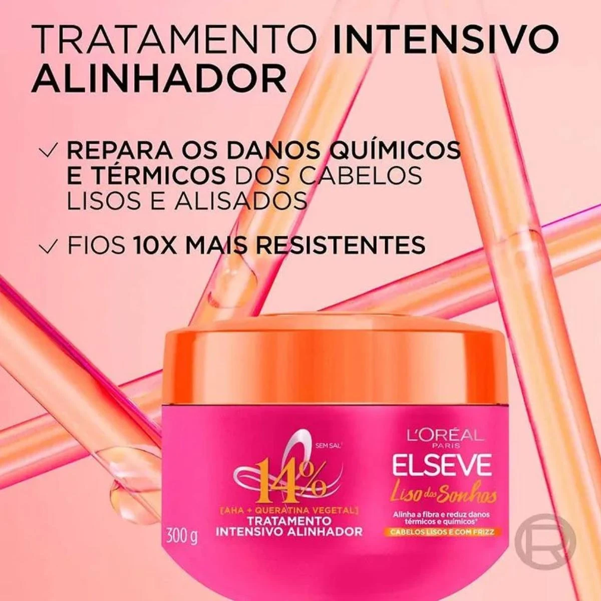 Kit Novo Liso Dos Sonhos Loreal Elseve Mascara Creme Pentear