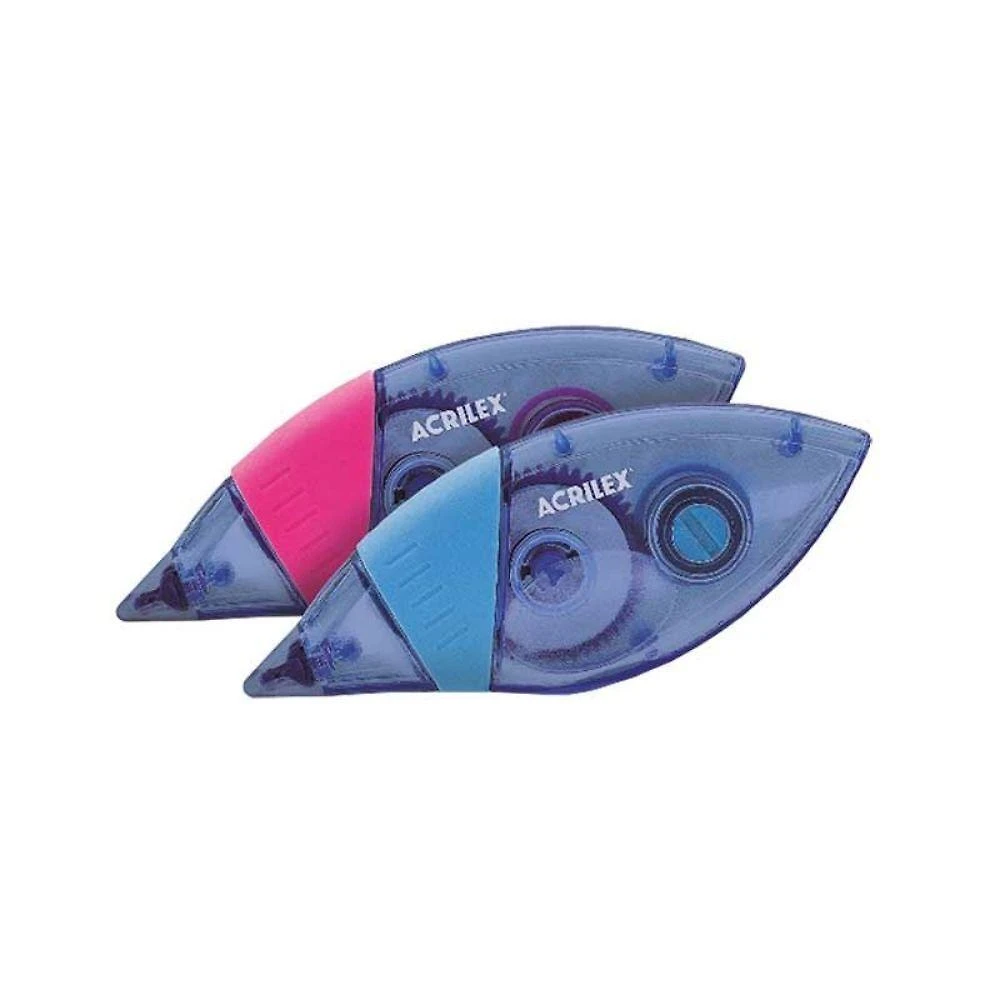 Fita Corretiva Acrilex Fita Branca 8 Metros 5mm 1 Unidade Azul