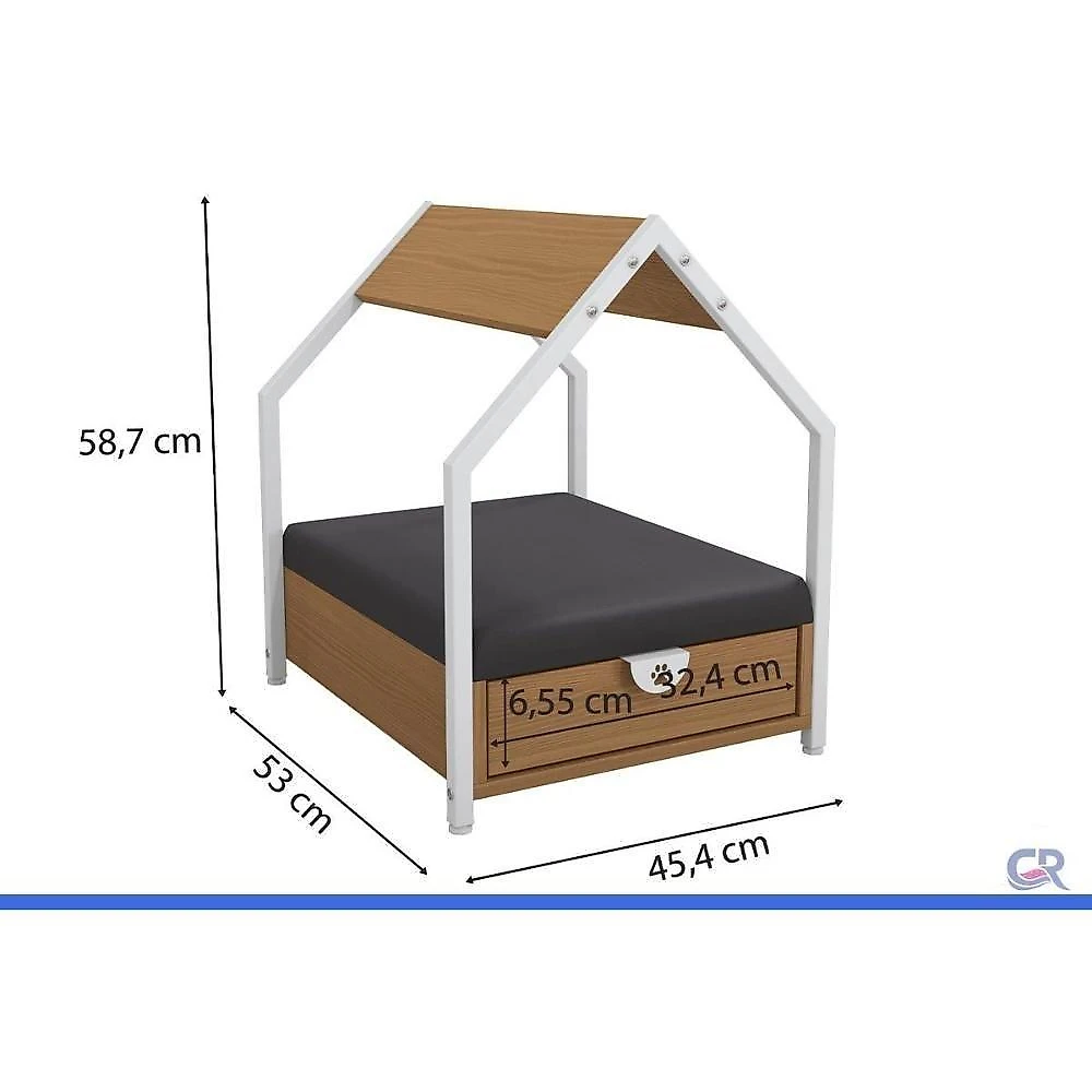 Cama Colchão PET p-Cachorro e Gato Kappesberg Casa Pet p-Cão e Gato LI054 Branco 54CM webcontinental-7909875381128