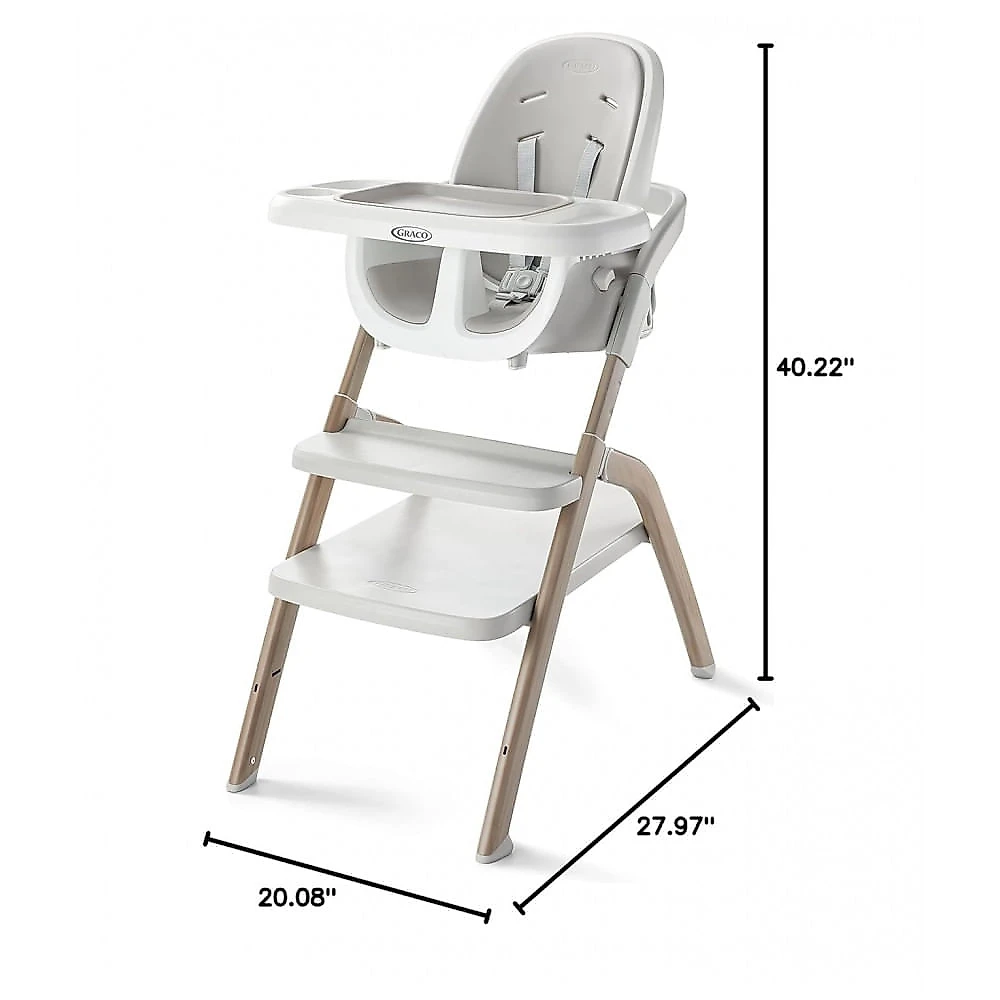 Cadeirinha Alta Graco EveryStep Cinza Nebuloso 6-em-1 Recém-nascido a 18 kg