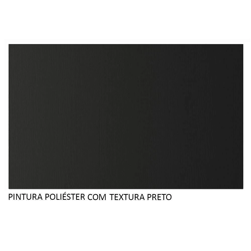 Escrivaninha Alaska e Estante Livreiro 6907 Preto
