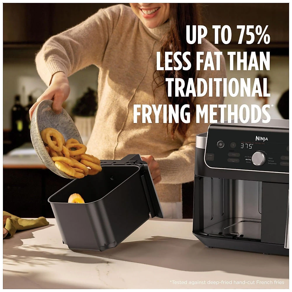 Air Fryer Ninja DualZone 9,5 L Inteligente 6 em 1 Dupla Zona 1690W Touch Espaço Duplo