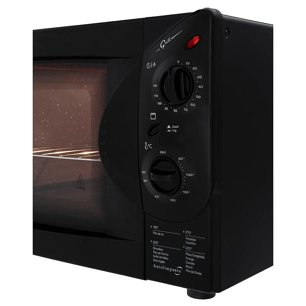 Forno Elétrico Fischer, Grill G II, 44 Litros, Autolimpante, Preto 220 Volts