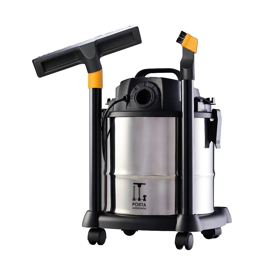 Aspirador de pó e Água wap gtw inox 20 1600w bico canto e escova 220v