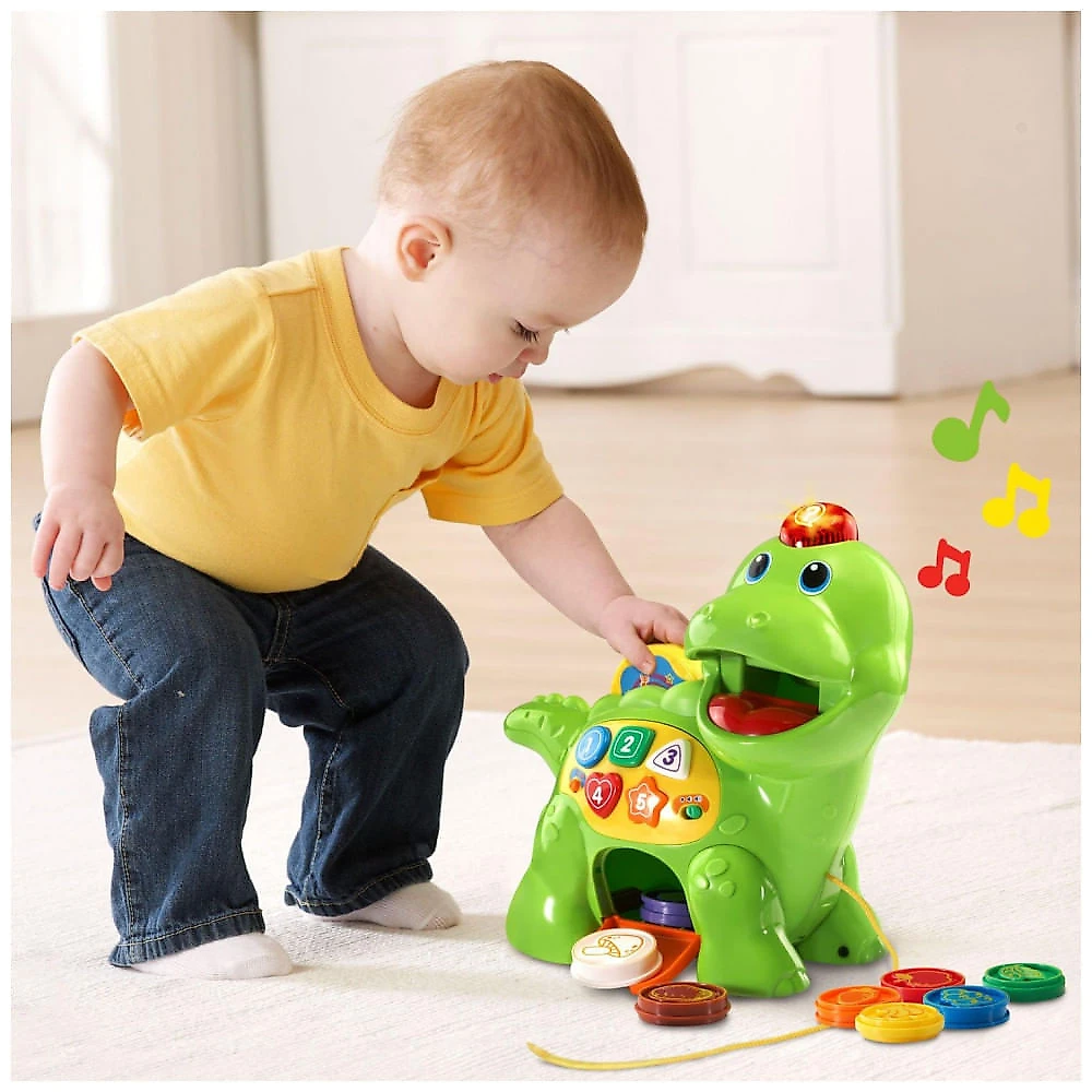 Brinquedo VTech Chomp and Count Dino Verde