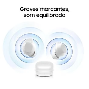 Fones de Ouvido Samsung Galaxy Buds Core Intra-auricular Bluetooth Cancelamento de Ruído IA Branco
