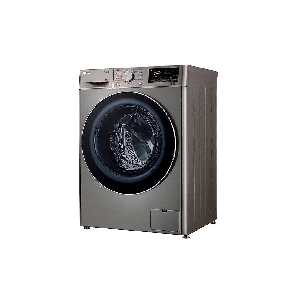 Lava e Seca LG 12kg com Inteligência Artificial AIDD, CV5012PC4 Inox - 110V