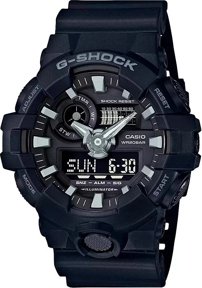 Relógio Casio G-Shock GA-700-1BDR Preto Masculino