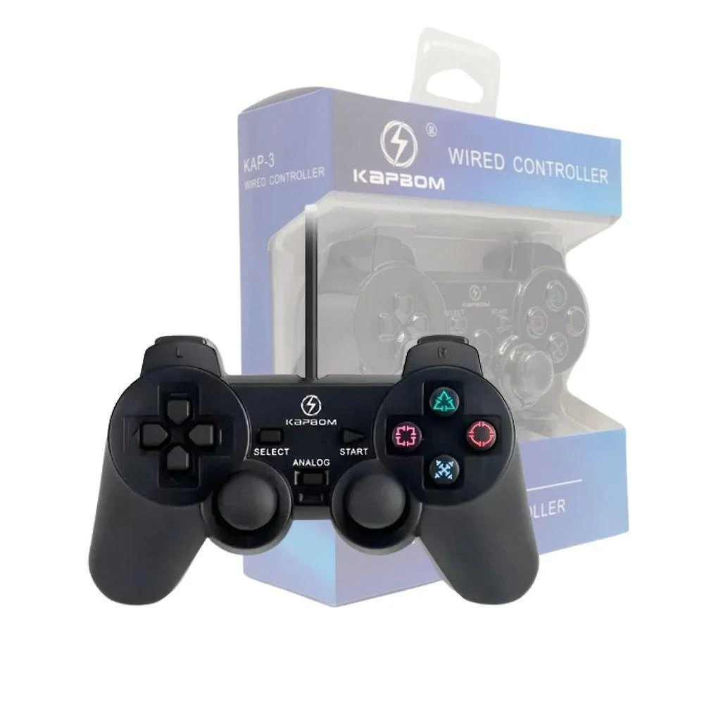Controle Gamer Ps3 - Com Fio - Wired Pc Computador