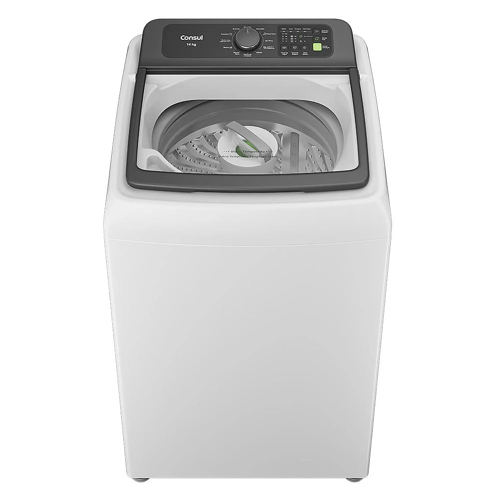 Máquina de Lavar Roupas com Modo Eco Consul 14 Kg CWN14AB, Branca - 110V