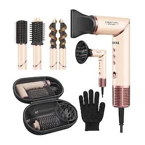 Secador 5 em 1 Mondial SM-01-BLDC-CP 1500W Tecnologia Cerâmica Rosa