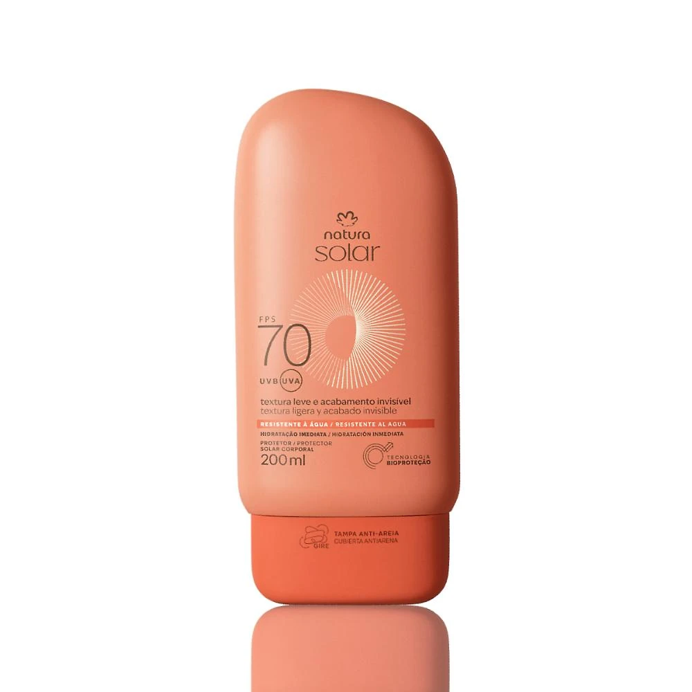 Protetor Solar Natura Corporal  FPS70 200ML