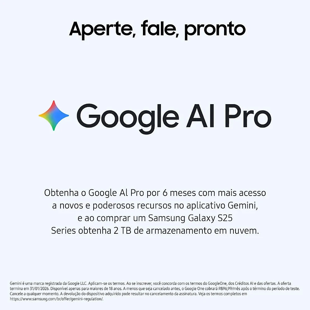 Smartphone Galaxy S25 FE 256GB 8GB Samsung Azul Marinho