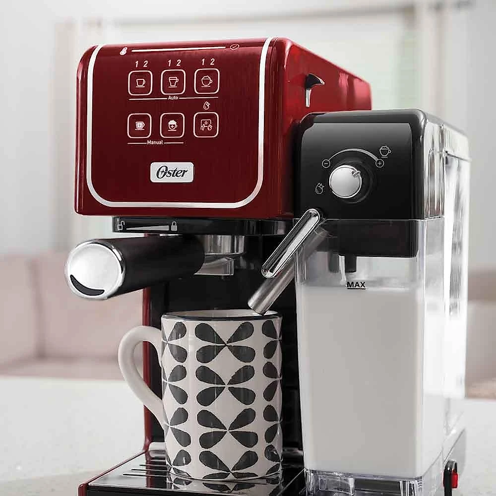 Cafeteira Espresso Oster PrimaLatte Touch Red 127V