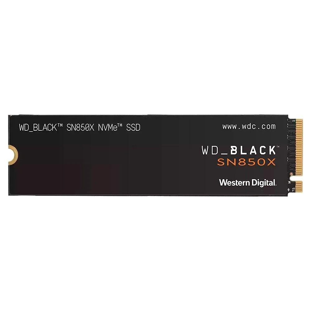 SSD SanDisk SN850X Gaming Storage, 1TB, M.2 2280 PCIe GEN4X4, NVMe, Leitura: 7300 MB/s e Gravação: 6300 MB/s, Preto - WDS100T2X0E