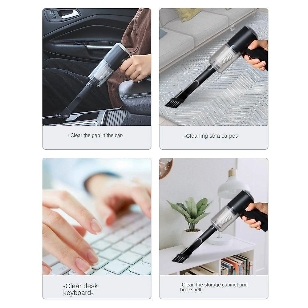 Aspirador Portátil Automotivo sem Fio Utimix DNJ Premium 120W Preto
