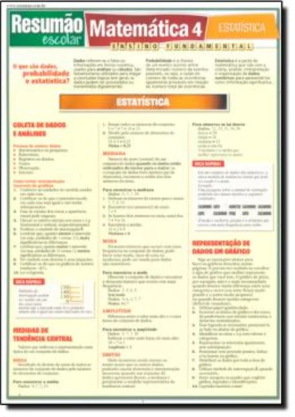 Matematica 4 - Estatistica
