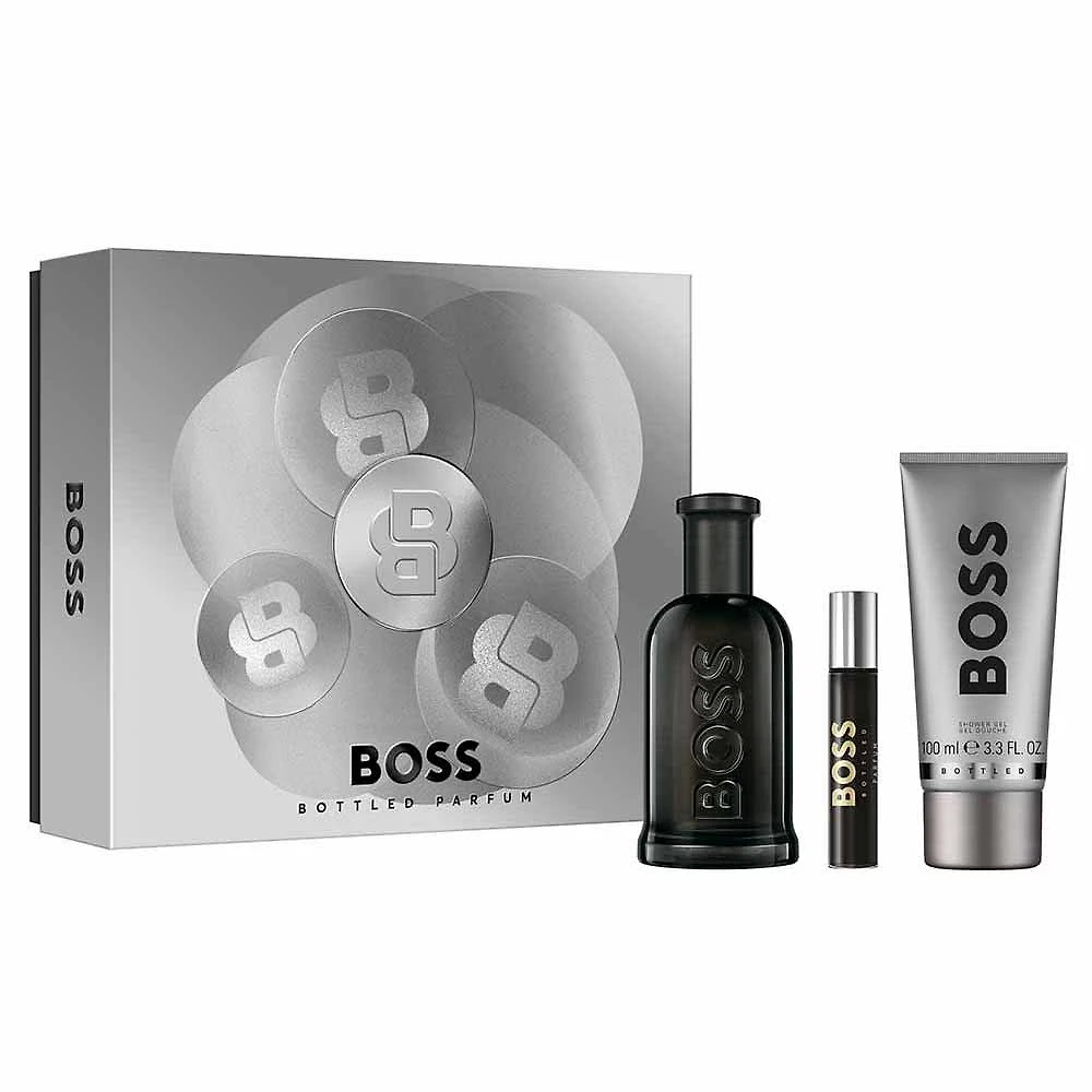Coffret Hugo Boss Bottled Kit - Perfume Parfum + Gel de banho + Travel Size