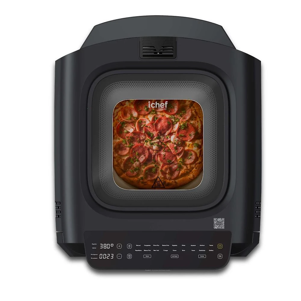 3 em 1 - master kitchen ichef – airfryer, forno e pizza