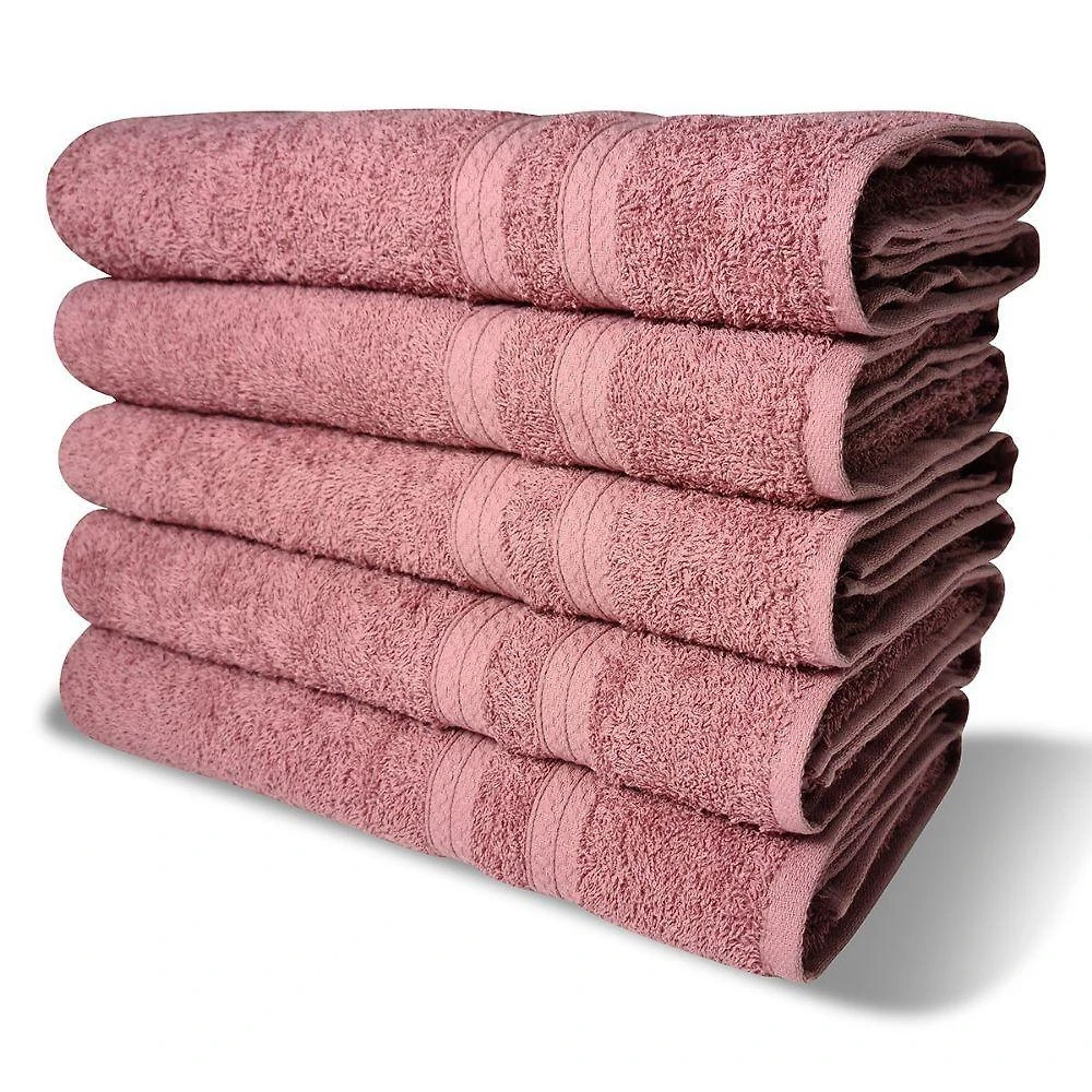 Kit 5 Toalhas Super Grossa Felpuda E Macia 80x150cm Beka Rose