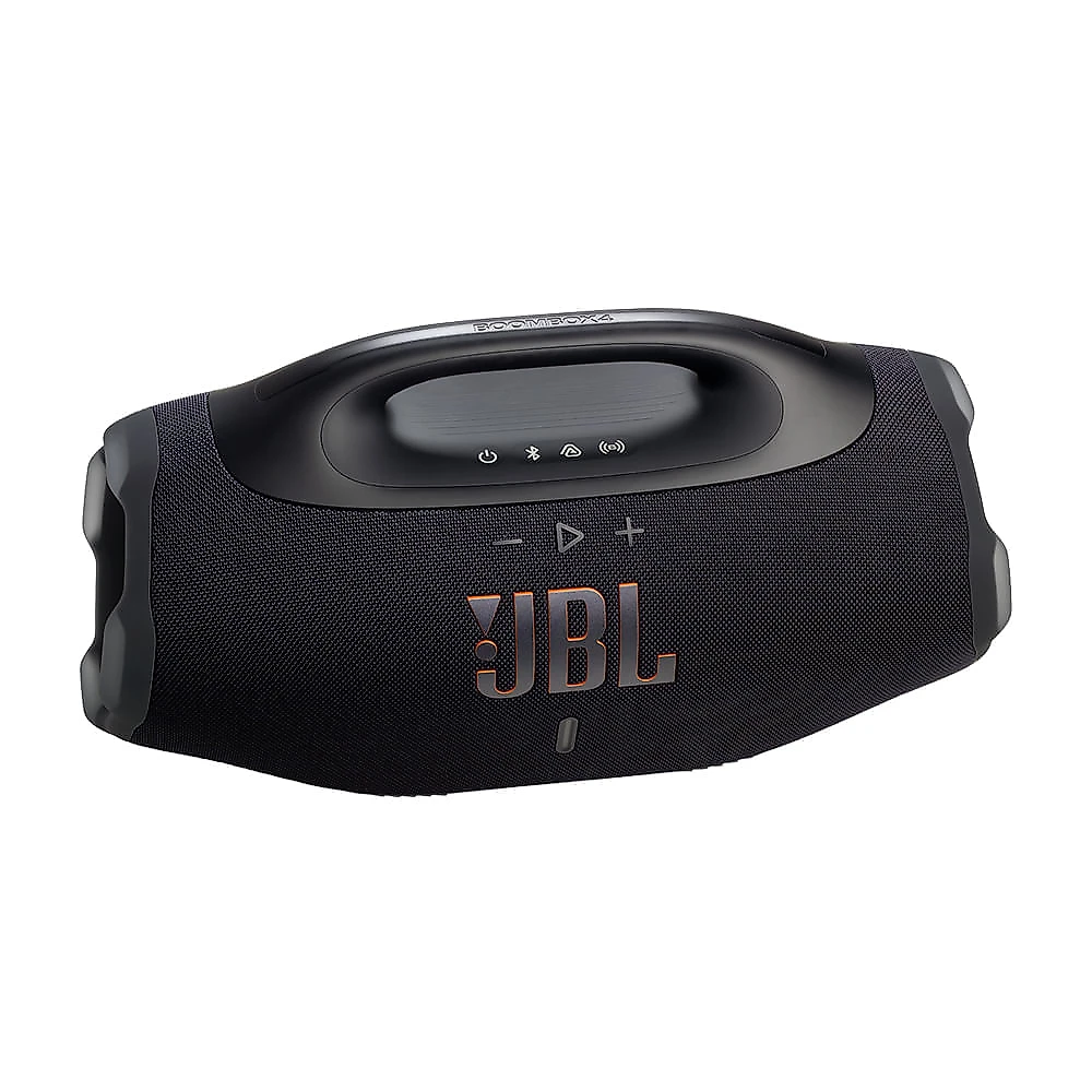 Caixa de Som Bluetooth JBL Boombox 4 Preta Até 34h de Reprodução, IP68 À prova d’Água e Resistente a Poeira, 210W Bivolt