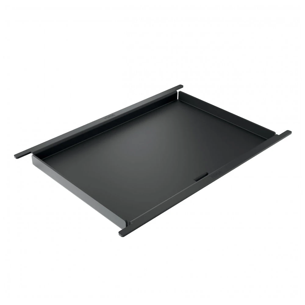 Chapa para Grill Ninja FlexFlame Aço Carbono 63 x 43 cm Dreno de Gordura 12 Smash Burgers Interno