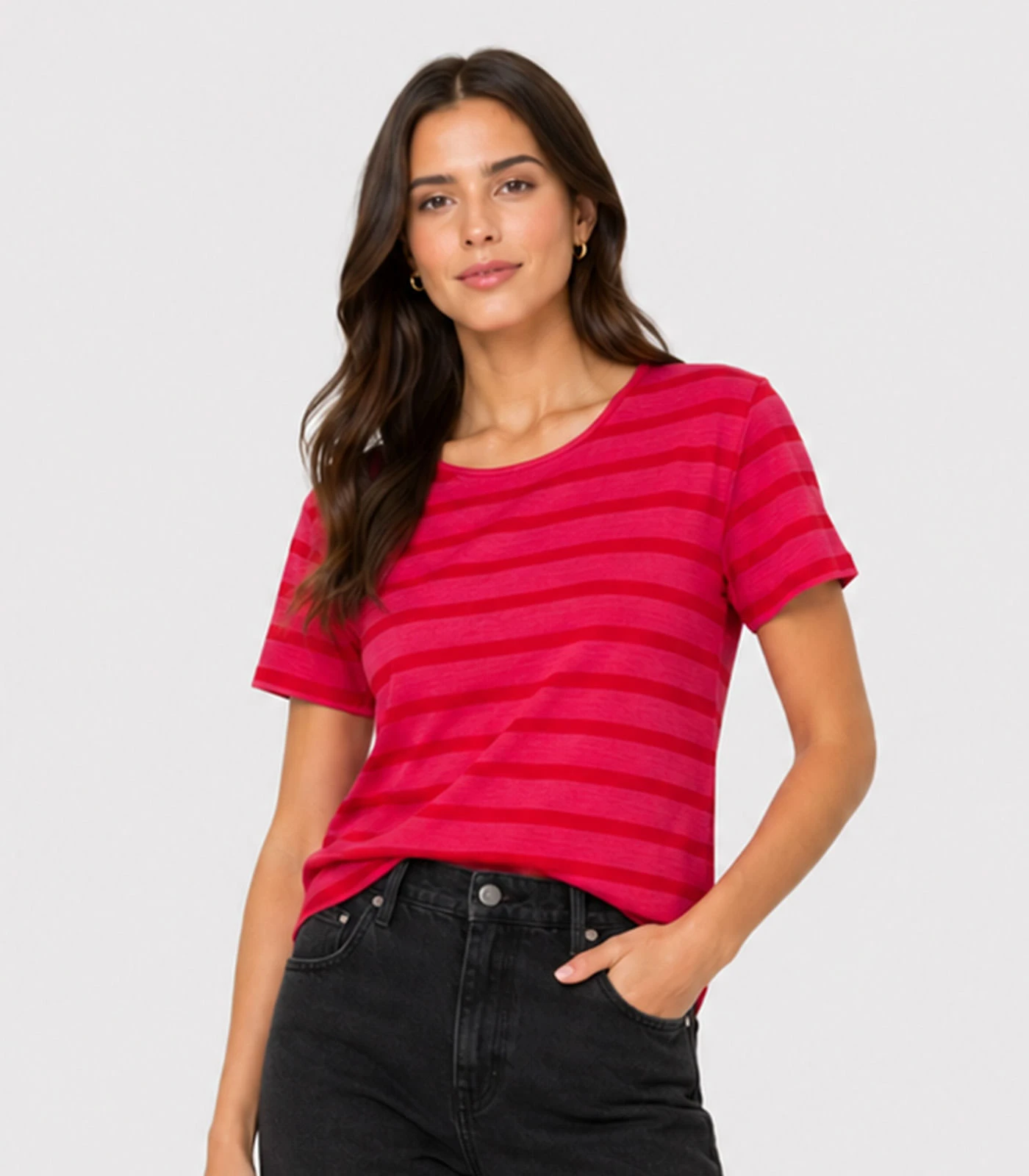 Blusa Feminina Em Malha Isla Infinita Cor Rosa