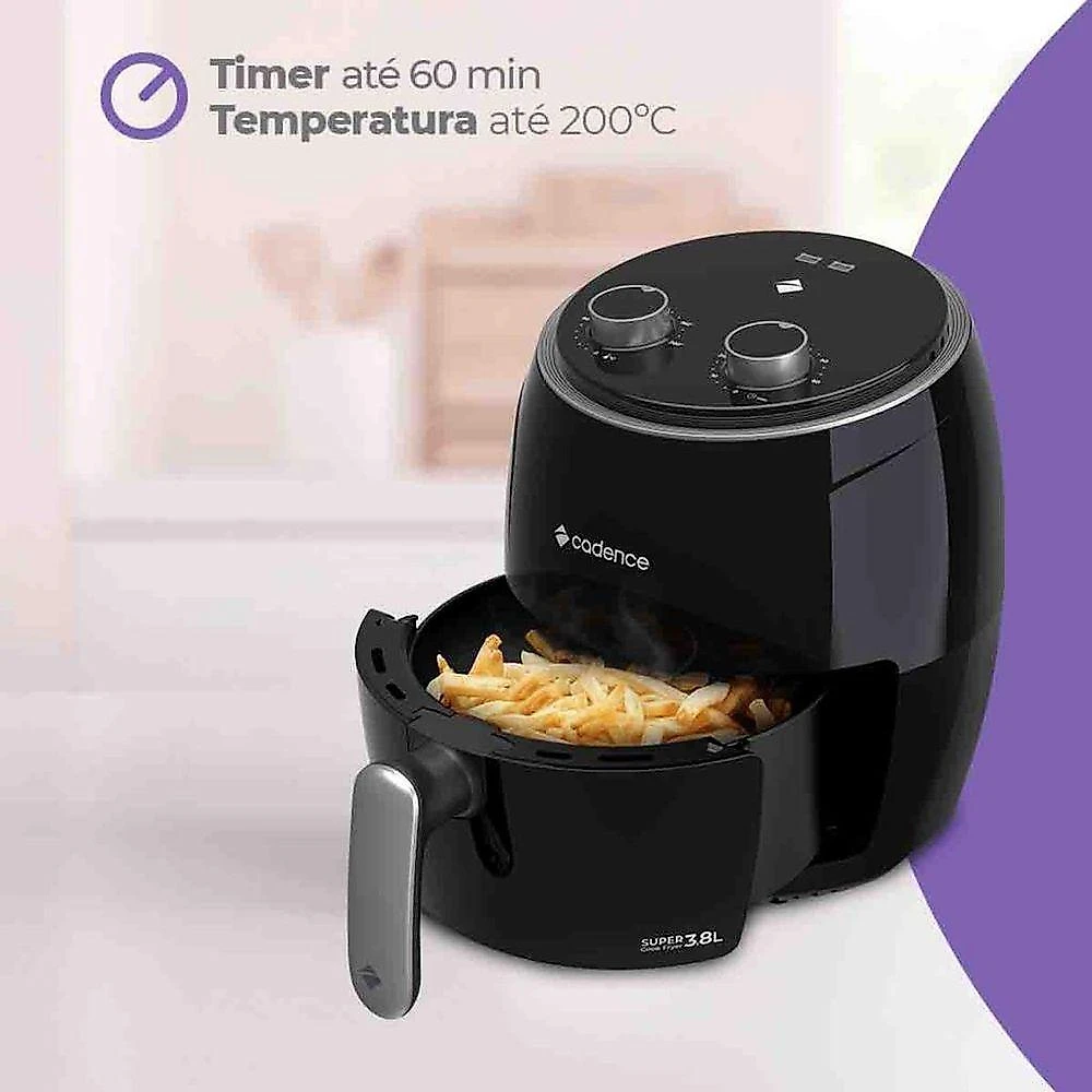 Fritadeira Cadence Super Cook Fryer 3,8 Litros1300W 220V