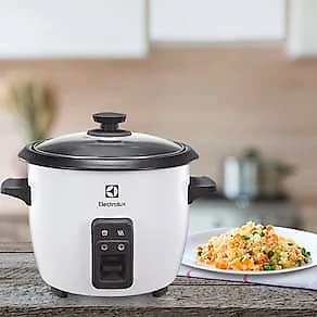 Panela Elétrica de Arroz Electrolux Easyline RCB50 7 Xícaras - Branca 110V