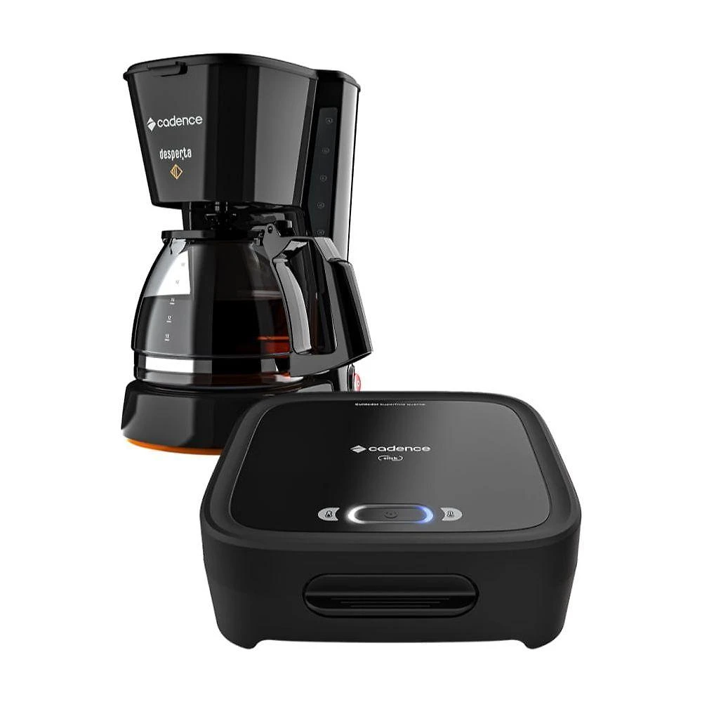 Kit Click Cadence Sanduicheira E Cafeteira Desperta 220V