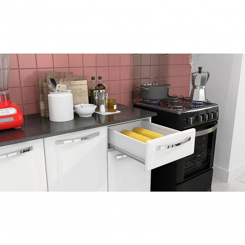 Cozinha De Aço Compacta 4 Peças Amanda - Itatiaia