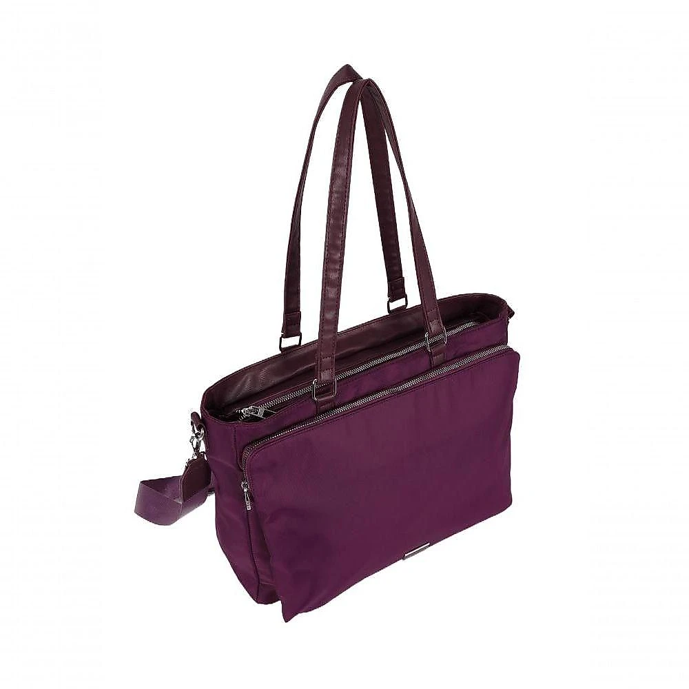 Bolsa Tote Gash BS72923GA Nylon Grande 41x12x29cm Roxo Feminina