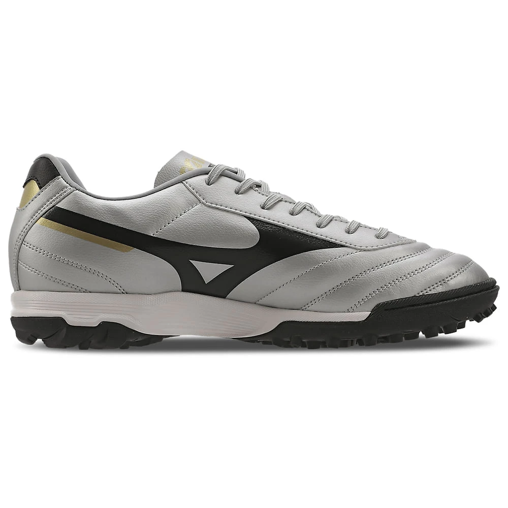 Miniatura Chuteira Society Masculina Mizuno Morelia Classic AS Prata - 38