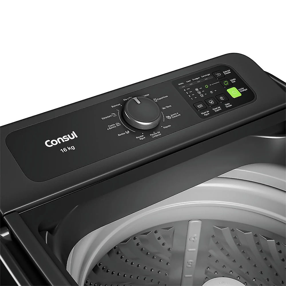 Máquina de Lavar 16Kg Platinum com Modo Eco CWN16A9 Consul Cinza - 110V